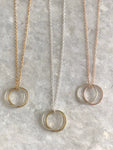 Double Karma Pendant Necklace