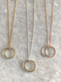 Double Karma Pendant Necklace