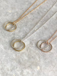 Double Karma Pendant Necklace