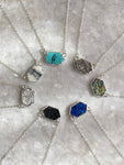 Annabelle Pendant Necklace with Silver Setting