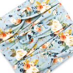 Blue Western Floral Headband