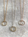 Double Karma Pendant Necklace