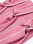 Deep Mauve Pinstripe Headband