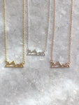 Mountains are Calling Pendant Necklace