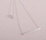 Latitude Bar Pendant Necklace