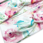 Watercolor Peonies Headband