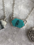 Annabelle Pendant Necklace with Silver Setting