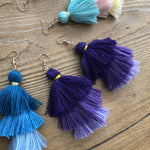 Elise Party Tassel Dangle Earrings