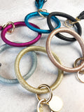 Lola Hands Free Glitter Bangle Keychain