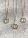 Double Karma Pendant Necklace
