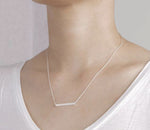 Latitude Bar Pendant Necklace
