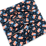 American Flags Headband