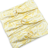 Pale Yellow Faux Lace Headband