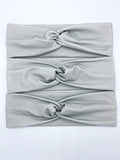Solid Heather Grey Headband