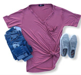 Slouchy Pocket Tee | Multiple Colors!