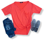 Slouchy Pocket Tee | Multiple Colors!