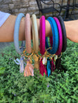 Lola Hands Free Glitter Bangle Keychain